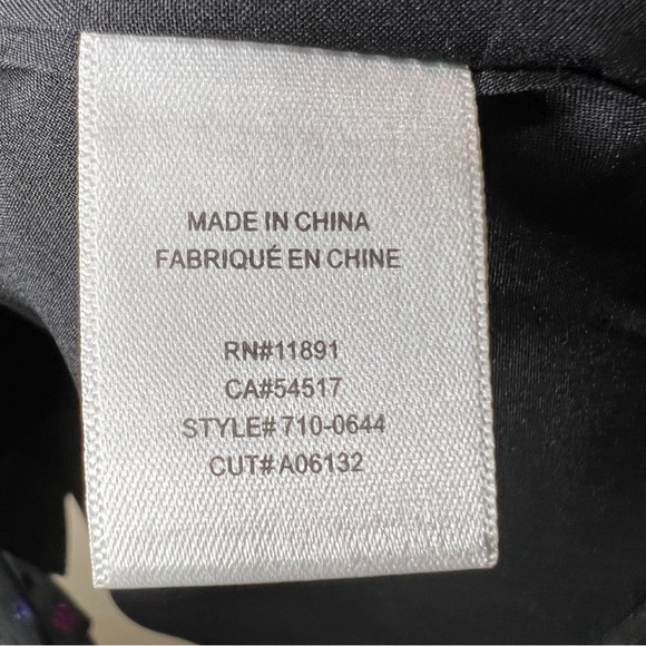 ANTHROPOLOGIE / ALI & JAY Black Ruffle Mini Metallic Polka Dot Dress - Sz S - Picture 11 of 14